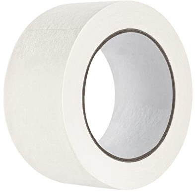 Baijixin 2 Inch Beige White Wide Masking Tape, 2 Inch X 55 Yard