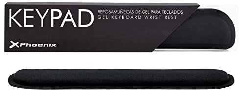 Phoenix KeyPad Reposamuñecas Ergonómico Espuma con Memoria Alta Densidad Negro