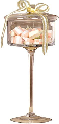Alzata Per Torta Con Coperchio Trasparente Caramelle Vaso Trasparente Vetro Alto Base Da Dessert Vassoio Con Copertura Di Polvere Decorazione Tavola Di Nozze Creativa Decorazione Secca Frutta Tè Stocc