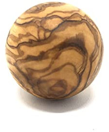 D.O.M. Dekokugeln aus Olivenholz - Durchmesser ca. 5 cm