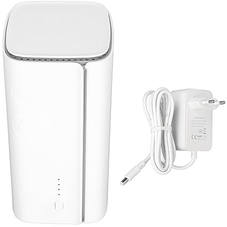 Routeur WiFi 6 5G avec Emplacement pour Carte SIM, 8 Antennes à Gain élevé, Vitesse Ultra Rapide, Large Couverture du Signal (Prise UE)