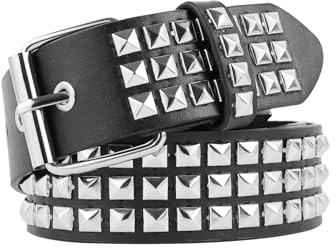 MILAKOO Punk Leder Taille Gürtel für Frauen Vintage Zubehör für Hippie Skateboarding Enthusiasten