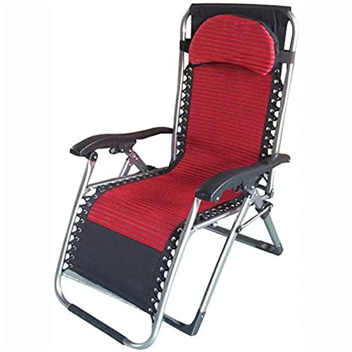 CCYENG Outdoor-Sessel, Zero Gravity Lounge Chair, Liegestühle für den Außenbereich, Liegestühle für Patio-Patio-Gärten, Blaue und weiße Streifen