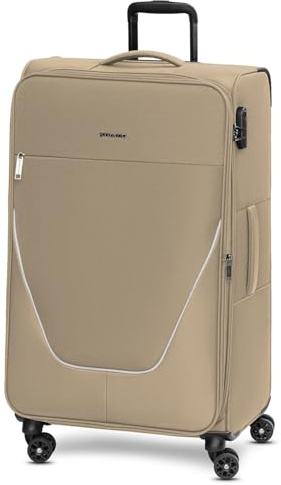 Stratic Check-in Koffer für Damen und Herren | großer XL Trolley 51 x 31 x 76 cm aus hochwertigem, flexiblem Polyester Material | Erweiterbar & Teleskopgriff| taska Serie
