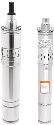 Pompa sommersa da 550 W, in acciaio inox, 230 V, 1200 – 1800 l/min, altezza massima 90/100 m, per fontane, agricoltura, giardino, irrigazione (YLYO37-002200EU)