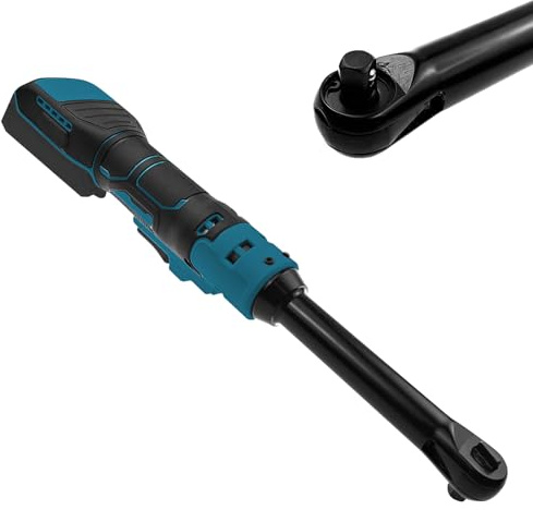 Clé à cliquet sans fil étendue 3/8 pour batterie Makita 18 V, 600 tr/min, 100 N.m 16 cm, clé à cliquet électrique sans fil 3/8, lumière LED intégrée, sans batterie