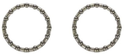 THINCAN Set di sterzo per bicicletta Cuscinetto a sfere 16 sfere 37 Mm Biciclette Cuscinetto A Cuscinetto A Cuscinetto Per Forcella Biciclette Serie Di Riparazione Stamp