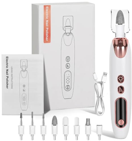 Boyuan Ponceuse Pour Ongles Professionnel 15000 RPM, Lime À Ongles Electrique Portable Kit De Manucure Pédicure Pour Les Ongles En Acrylique Et En Gel, Ponceuse Ongle Manucure Machine