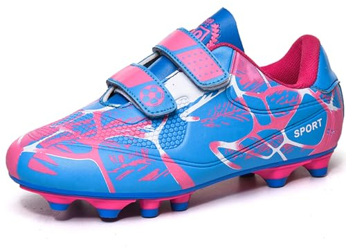 BAODLE Scarpe da Calcio Ragazzi FG/AG Professionale All'aperto Calcio da Scarpe Ragazzo TF Allenamento Bambini Teenage Spike