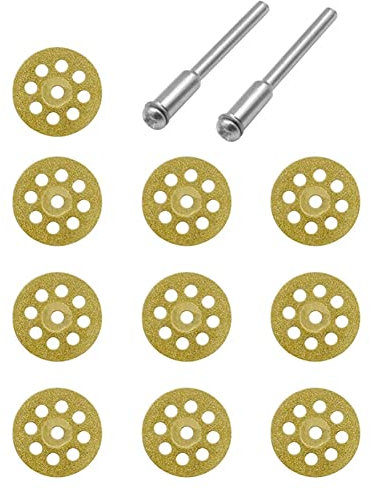 LKLNCXC Saw blade 10Pcs Diamond Cutting Wheel Saw Blades Cut Off Discs Circular Saw Blade For Drill Fit Rotary Tool,25mm