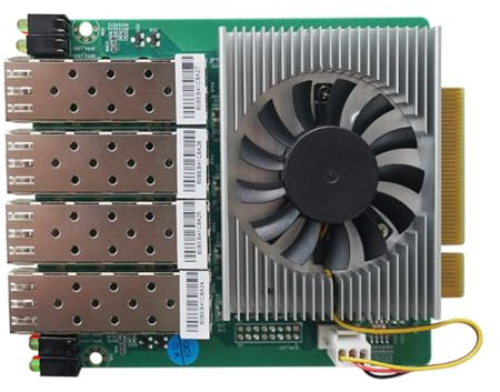 Knoruley Scheda di Rete in Fibra Ottica Gigabit I350 4SFP Scheda di Rete in Fibra Ottica Gigabit Scheda di Rete in Fibra Ottica Gigabit