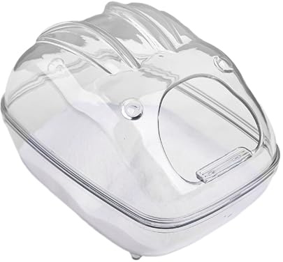 Sandbox for Hamsters - Multifunctional Toilet | Gerbil Cleaning Tray, Transparent Bath for Small Animals