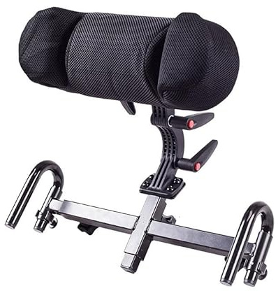 Kopfstütze für Rollstühle Universal Verstellbar, Nackenstütze für Senioren, Zubehör für Rollstuhl, Mobiles Toilettenstuhl und Reisesitz