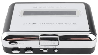 Cuifati USB -Kassettenband Zum MP3 -Konverter, USB -Audiomusik Tragbare Kassette -Klebeband -Player, Stereo -Audio -Kassette Zum Digitalkonverter