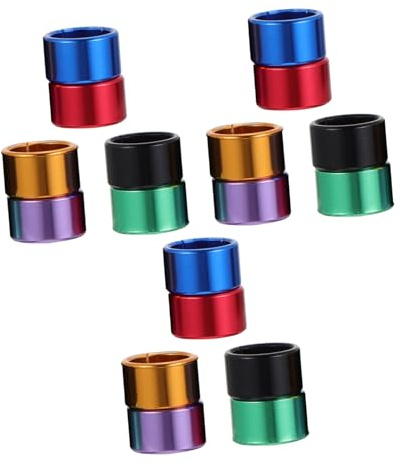Milisten 18 Pennarelli Colorati per Fascette Colorate per - Identificativi Accessori per Piccole Fascette per Pollame Parrocchetti Allevamento Piccioni Piccioni da