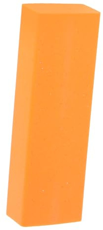 DECOMELODY Multipurpose Rubber Eraser for Cleaning Accessories Rust Remover for Stainless Steel Cast Iron Kitchen and Bathroom Surfaces Grease and Stain Remover for Pots and Bowls Orange