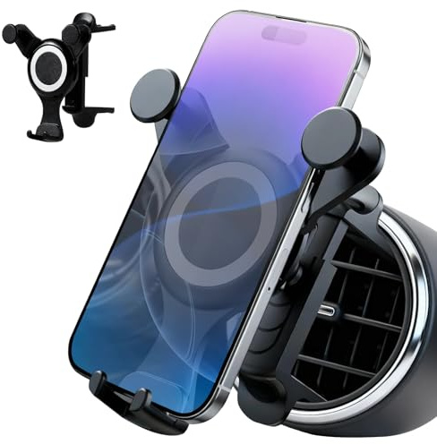 Soporte Para Móvil Coche, Universal del Aire Ventilación con Clip Superestable,Soporte Telemovel Carro Teléfono Coche, Sujeta Moviles Para Coch-e Phone Holder Car Portamoviles Coc-he Salpicadero