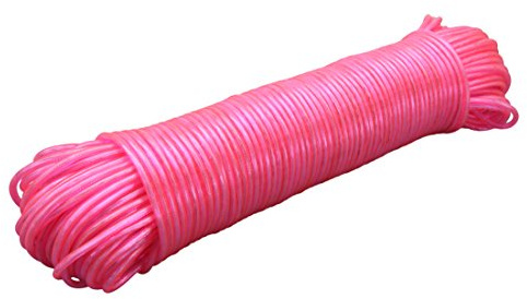 Buerstenmann Wäscheleine und Draht Core, Pink, 50 m