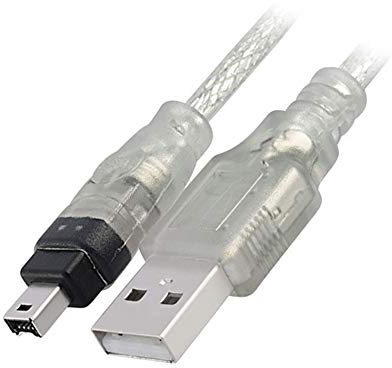 Aukson P95 USB maschio a Firewire IEEE 1394 4 pin cavo adattatore iLink USB a Firewire IEEE 1394 1,5 m