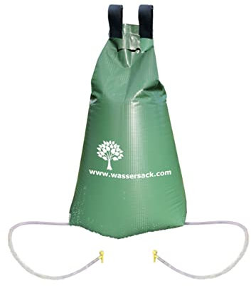 DR.LIPPMANN 3 Stk. Wassersack Baum Bewässerung mit regelbaren Tropfern zur Tröpfchenbewässerung, 75 l, robustes, verstärktes PVC (400 g pro qm)
