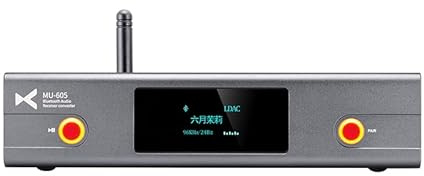 XDUOO MU-605 HD Bluetooth 5.1 Audio Receiver Converter Dual DAC Chips XLR DAC Decoder mit symmetrischem Ausgang