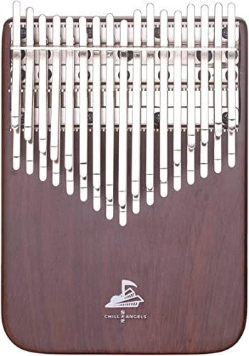 Kalimba-Klavier mit Chromatierung und 34 Anschlägen in C-Form, doppelte Tischplatte im schwarzen Schwarz, Geschenkidee für Kinder, Erwachsene, Debütanten und Berufstätige, 18,3 x 12,5 x 2,5 cm