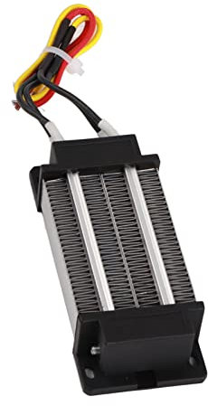 Calentadores PTC 200W DC 12V Calefacción Eléctrica con Aislamiento Termostático de Cerámica Elemento Calefactor PTC de Alta Potencia Calentador de Invernadero Pequeño