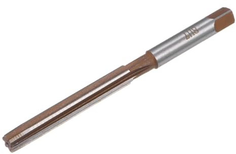 QUARKZMAN Handreibahle 8mm H7 Viereckiger Griff Metrische Reibahle Bohrer, Klingenlänge 55mm gerade Nuten 9SiCr Legierter Stahl Schneidwerkzeug für Metall HolzLoch Reiben