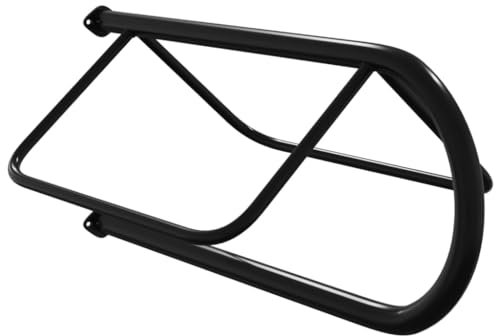 vidaXL Sattelhalter, Trensenhalter Wandmontage Tragbar, Sattelträger für Sattelraum Scheune Stall, Westernsattelhalter, Schwarz Eisen