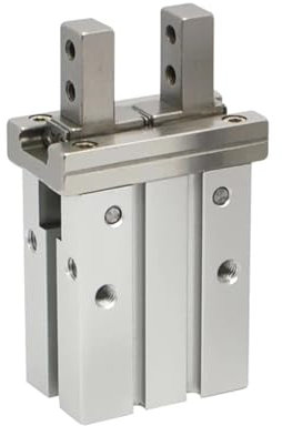 Einfachwirkend, normalerweise offen, Mini-Greifer, pneumatischer Zylinder MHZ2-10S, Aluminium-Luftklemmen, 1 Stück