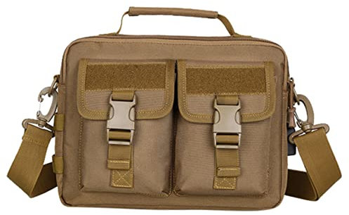 WOONEKY Große Angeltasche Mit Viel Stauraum Wasserabweisend Leichter Schulter-umhängebeutel Für Herren Vielseitige Outdoor-tasche Zum Angeln Wandern Und Camping Praktische Crossbody Bag Mi