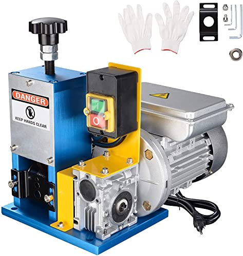 Máquina pelacables eléctrica alimentada, pelacables portátil Pelacables 1,5-25 mm 180 W, herramienta eléctrica para bricolaje, cable, cobre, pelado, reciclaje, 30x26x30cm
