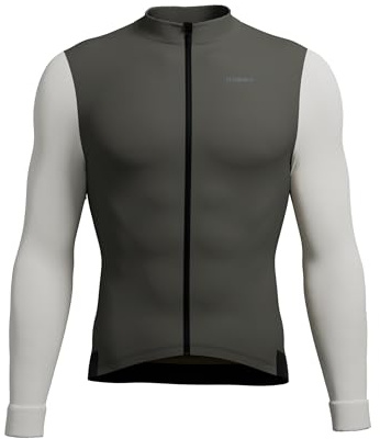 INBIKE Radtrikot Herren Langarm Winter Warm Fleece Elastisch Fahrradtrikot MTB Trikot Jersey Thermo Herbst Funktionsshirt für Radsport Outdoor Sport