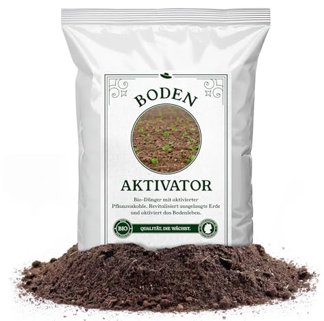 Der Gartencoach Bodenaktivator mit aktivierter Pflanzenkohle I nachhaltiger, biologischer Bodenverbesserer I vitalisiert den Pflanzenbestand I optimiert die Nährstoffversorgung (5 Kilogramm)