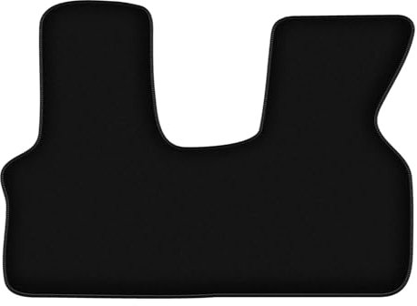 Wielganizator Velours Vorne Fußmatten passend für Volkswagen Transporter T4 (1992-2003) | Qualität: Basic - Genaue Passform, rutschfeste Untregrund 2-teilig - Schwarz