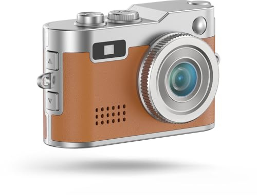 Energy Sistem Mini Cámara HD - Pantalla de 0,96, 2 MP de resolución de Foto y 1080P de Video, batería de 200mAh, incluyte Tarjeta SD de 16GB y Adaptador Type C y grabadora de Voz.