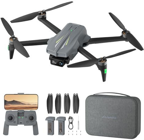 Ameta S20 Drone with Camera 4K Professional, GPS Drone for Kids and Adults with Auto Return/ 50-Min Flight Time/Intelligent Mode/Follow Me/Gesture Control, RC Quadcopter Under 249g
