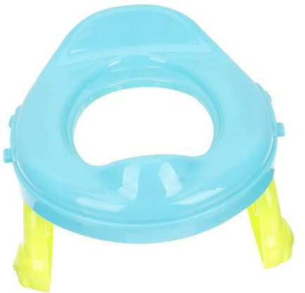 DECORNIJIA Tragbarer Faltbarer Kindertoilettensitz Kinder Klapptoilette Kunststoff Reise Töpfchen für Babys Zuhause Auto und Unterwegs