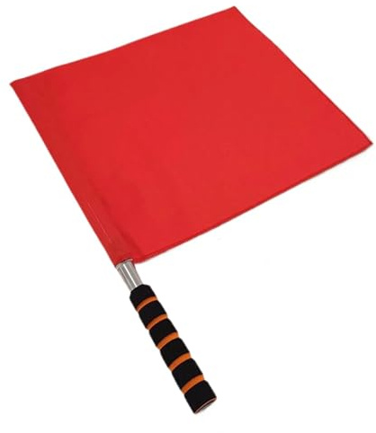 FußBallschiedsrichterfahne 5pcs Referee Flags For Soccer Lightweight Flag Judge Equipment For Football Volleyball Sports FüR FußBall