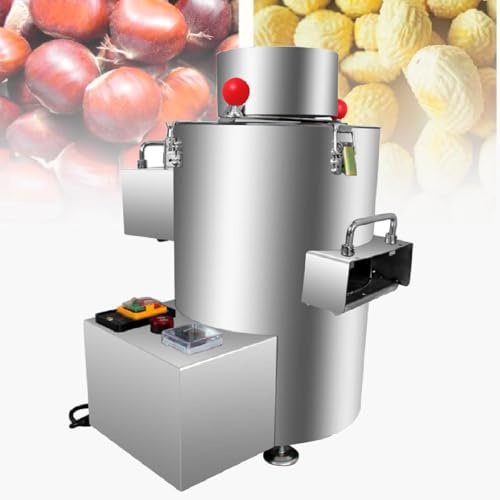 LBJDJYB Peladora De Castañas Comercial, 550w Máquina Automática Peladora Y Apertura Castañas, Peladora Y Abridora Automática De Castañas, Máquina Eléctrica para La Triturde Castañas