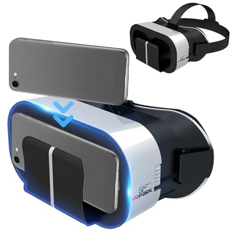 Telefonhörlurar - 6,6 tum virtual reality-glasögon, 3D-tittare, lätt ABS