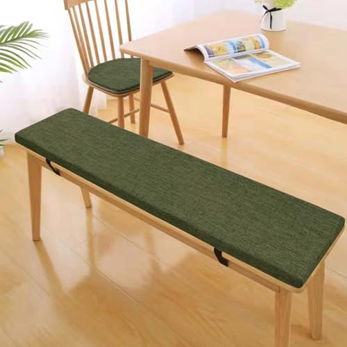 HLTQL Cuscino Panca Interno 120x40 Sfoderabile、Cuscini per Panca in Legno、Cuscini per Panche Cucina/Birreria(#2,130x35x5cm)