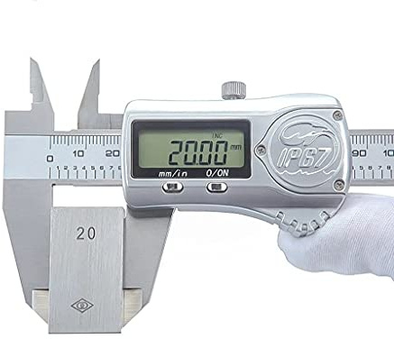 Medición digital de precisión con calibre Vernier, Calibrador Vernier digital Múltiples rangos Impermeable Acero inoxidable Electrónico(0-150mm)
