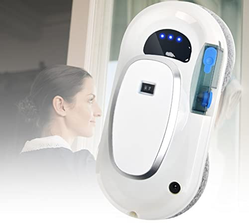 Samnuerly Robot Nettoyeur de vitres Intelligent, Robot aspirateur télécommandé adapté au Nettoyage de Toutes Les Surfaces, aspirateur Automatique de vitres