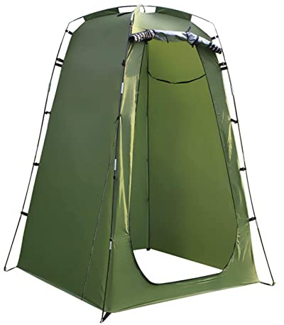 Tioheam Toilettenzelt, Duschzelt Pop Up Umkleidezelt,Privatsphäre Toilette Umkleidekabine, Campingzelt Trekkingzelt,Mit Handtasche, 120x120x180cm