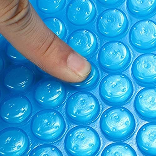 solarfolie Pool Abdeckung Rechteckige Solar-Poolabdeckung, UV-Schutz, Blasen-Wärmeisolationsfolie, Faltbare Schwimmbad-Isolierfolie, Robuste Blasendecke for Den Pool (Size : 4m x 8m(13ftx26ft))