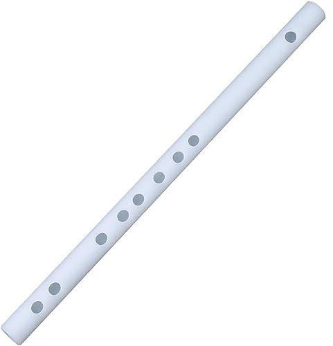SciAza flute a bec flute enfant flute irlandaiseFlûte horizontale imitation jade blanc de style ancien, flûte sans film pour étudiants, adultes et novices(Color:KEY C)