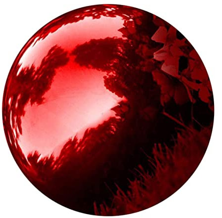 TOVINANNA Garten Reflektierende Kugel Edelstahl-blickkugel Für Den Garten Reflektor Metall