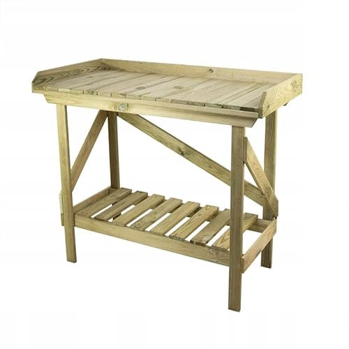 Arbeitstisch Pflanztisch Blumentisch Gartenarbeitstisch Holz Gartentisch Natur