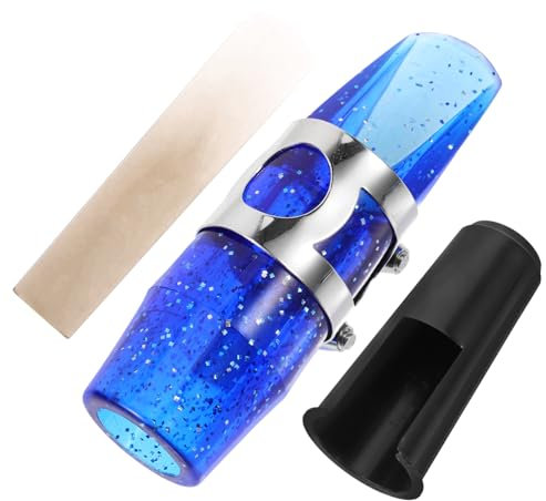 Hoement Altsaxophon Mundstück Mit Ligatur Blättchen Und Schützender Kappe Hochwertige Zubehörteile Für Holzblasinstrumente Für Musiker Aller Leistungsstufen